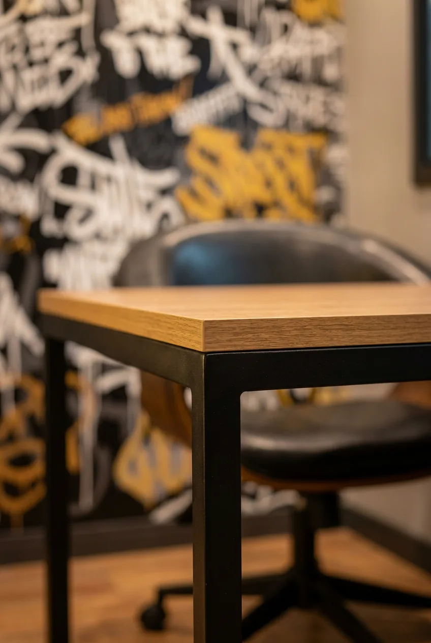 Podcast · grafite e mesa